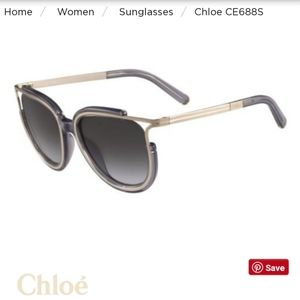 Chloe Sunglasses Light Grey